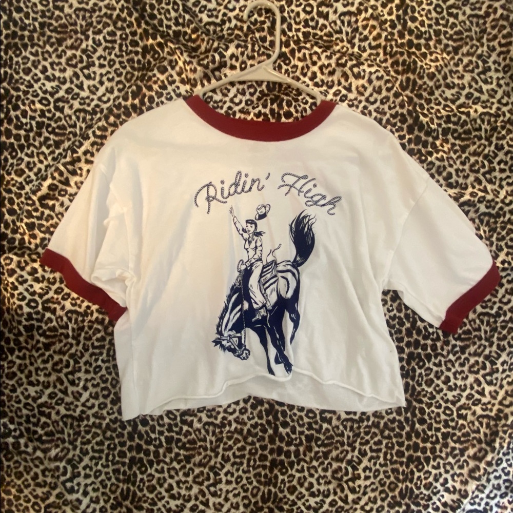 Cowgirl crop top